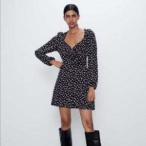 ZARA Printed Mini Dress